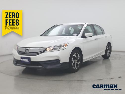 White 2017 Honda Accord LX