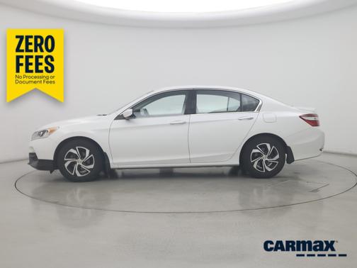White 2017 Honda Accord LX