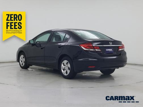 Black 2015 Honda Civic LX