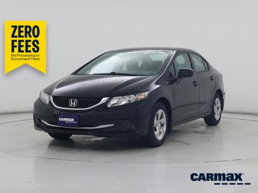 Black 2015 Honda Civic LX