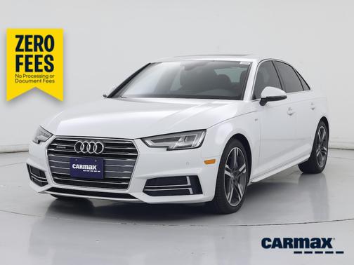 White 2017 Audi A4 Premium Plus