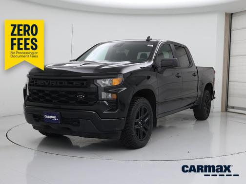 Black 2022 Chevrolet Silverado 1500 Custom