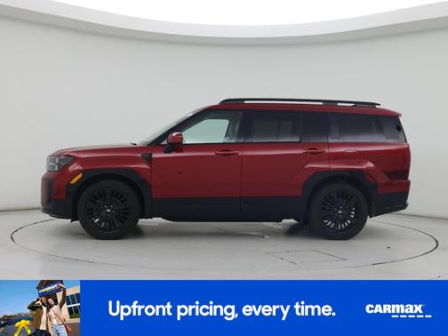 Red 2025 Hyundai SANTA FE HEV Calligraphy