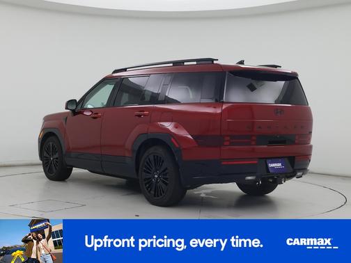 Red 2025 Hyundai SANTA FE HEV Calligraphy