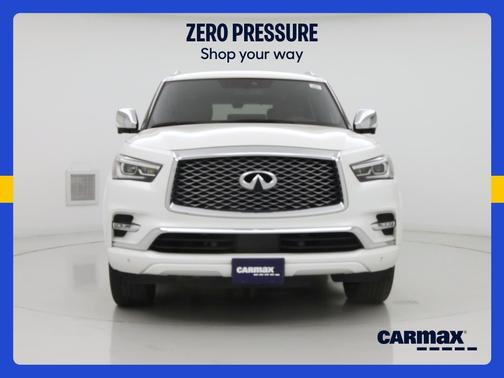 White 2023 INFINITI QX80 Sensory