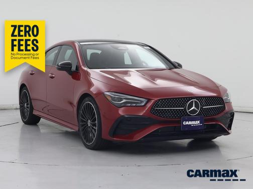 Red 2025 Mercedes-Benz CLA 250