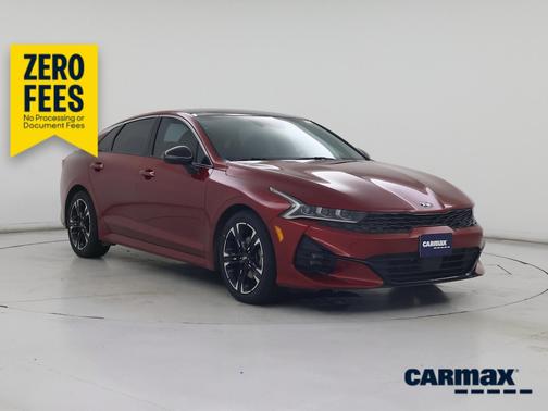 Red 2021 Kia K5 GT-Line