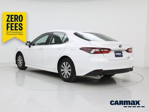 White 2022 Toyota Camry Hybrid LE