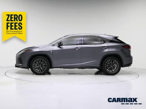 Gray 2022 Lexus RX 350 F-SPORT Handling