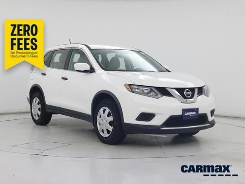White 2016 Nissan Rogue S