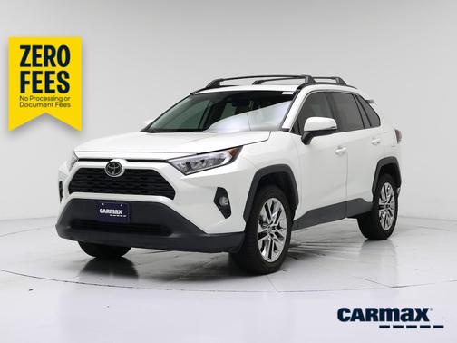 White 2021 Toyota RAV4 XLE Premium
