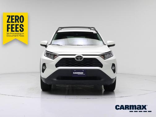 White 2021 Toyota RAV4 XLE Premium