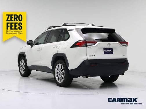 White 2021 Toyota RAV4 XLE Premium