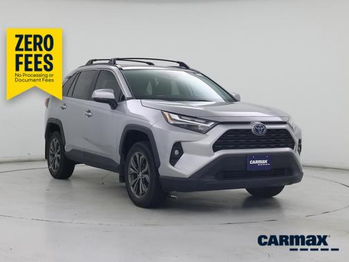 Silver 2023 Toyota RAV4 Hybrid XLE Premium