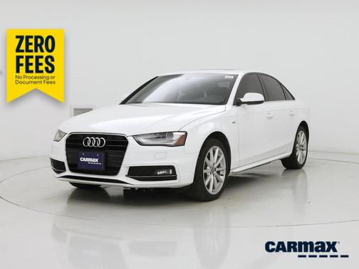 White 2015 Audi A4 Premium