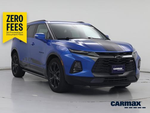 Blue 2020 Chevrolet Blazer RS