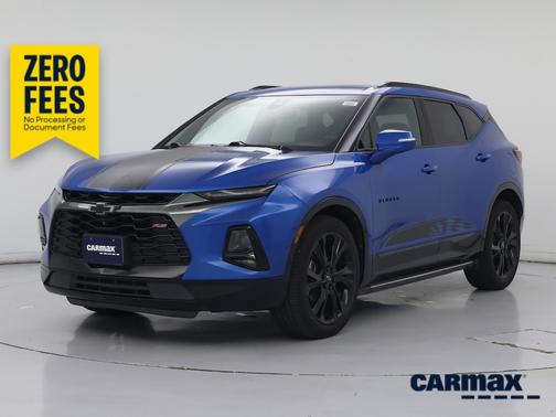 Blue 2020 Chevrolet Blazer RS