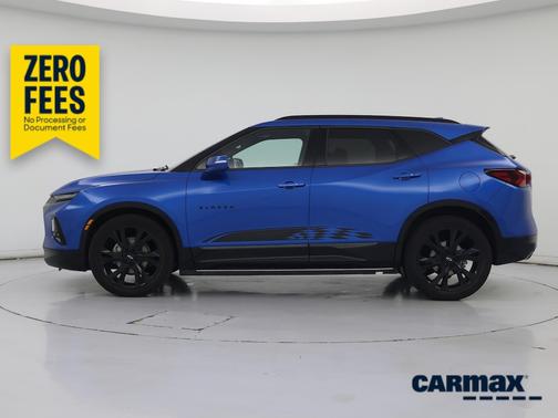Blue 2020 Chevrolet Blazer RS