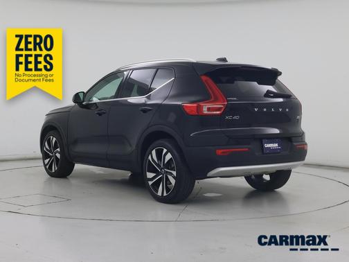 Black 2023 Volvo XC40 B5 Ultimate Bright Theme