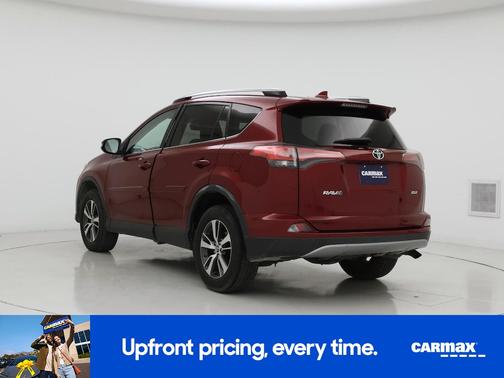 Red 2018 Toyota RAV4 XLE