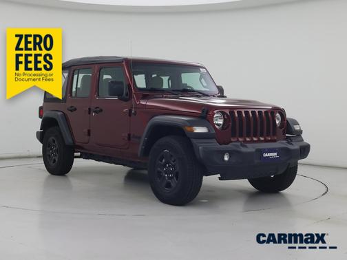 Burgundy 2021 Jeep Wrangler Unlimited Sport