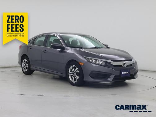 Gray 2018 Honda Civic LX