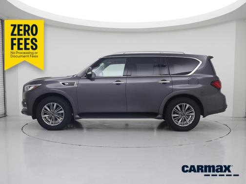 Gray 2024 INFINITI QX80 Luxe
