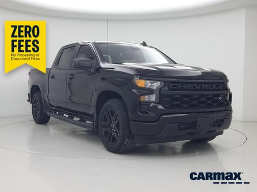 Black 2023 Chevrolet Silverado 1500 Custom