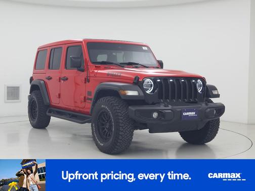 Red 2022 Jeep Wrangler Unlimited Willys