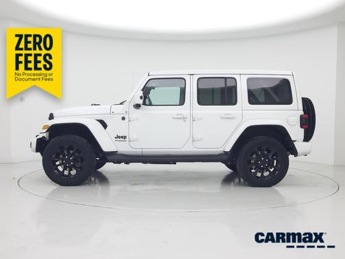 White 2021 Jeep Wrangler Unlimited Sahara High Altitude