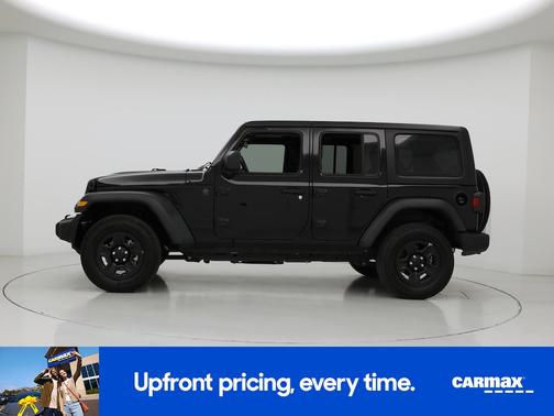 Black 2025 Jeep Wrangler Sport