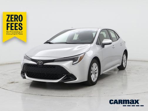 Silver 2025 Toyota Corolla Hatchback SE