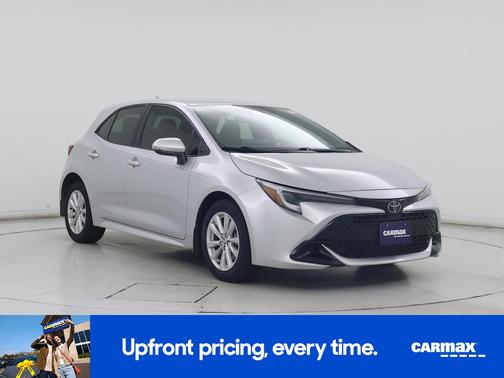 Silver 2024 Toyota Corolla Hatchback SE