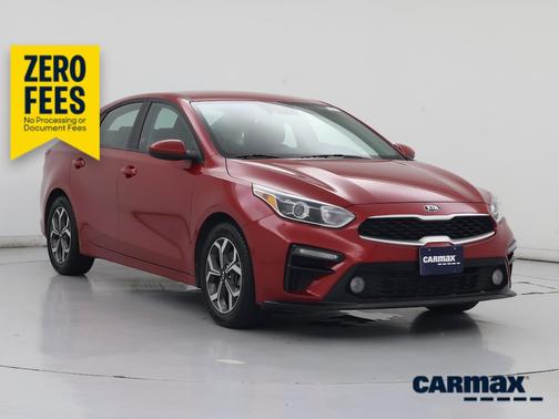 Red 2020 Kia Forte LXS