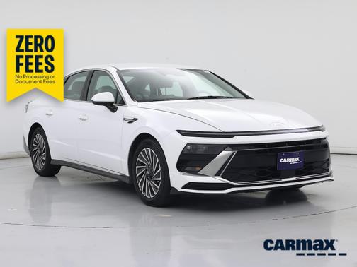 White 2025 Hyundai SONATA Hybrid SEL