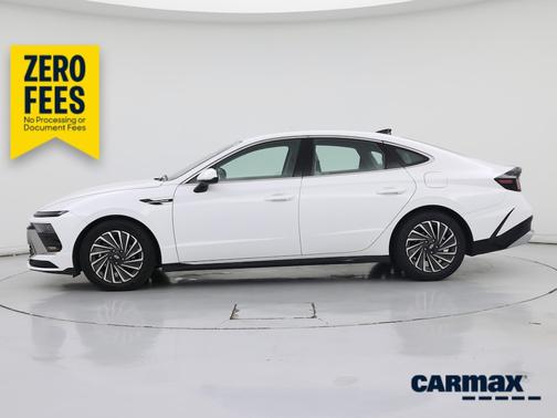 White 2025 Hyundai SONATA Hybrid SEL