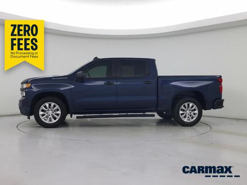 Blue 2022 Chevrolet Silverado 1500 Limited Custom
