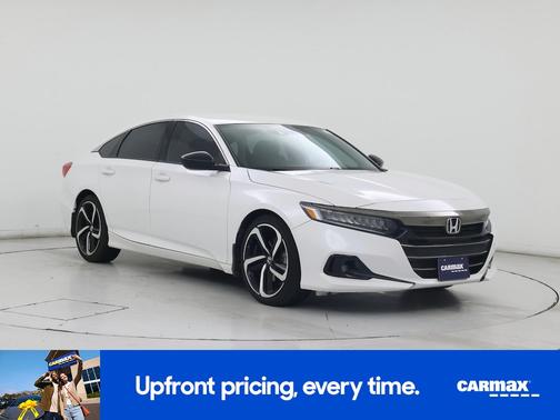 White 2022 Honda Accord Sport