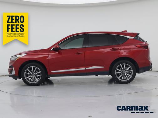 Red 2019 Acura RDX