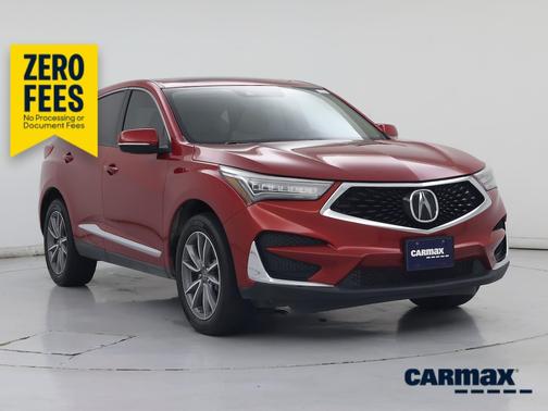 Red 2019 Acura RDX