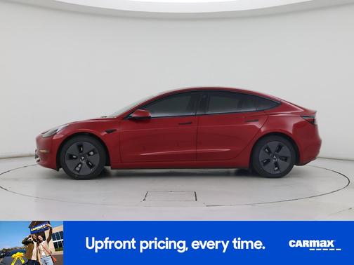 Red 2023 Tesla Model 3