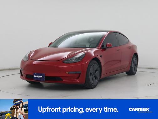 Red 2023 Tesla Model 3