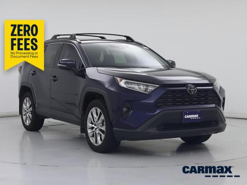 Blue 2020 Toyota RAV4 XLE Premium