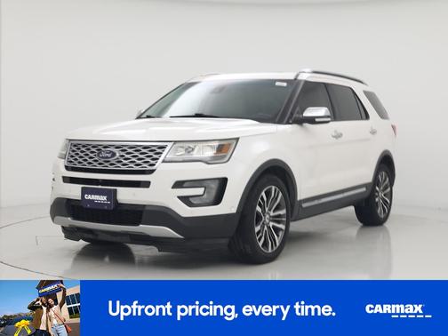 White 2016 Ford Explorer Platinum