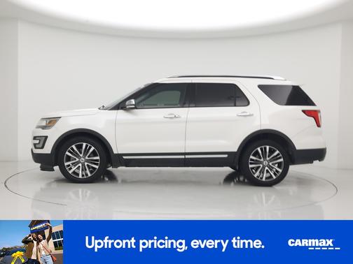 White 2016 Ford Explorer Platinum
