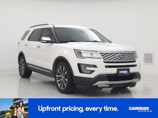 White 2016 Ford Explorer Platinum