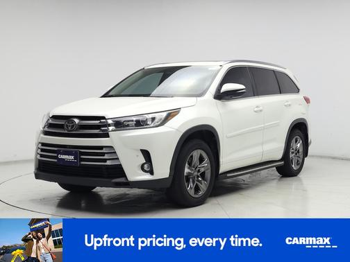 White 2019 Toyota Highlander Limited Platinum