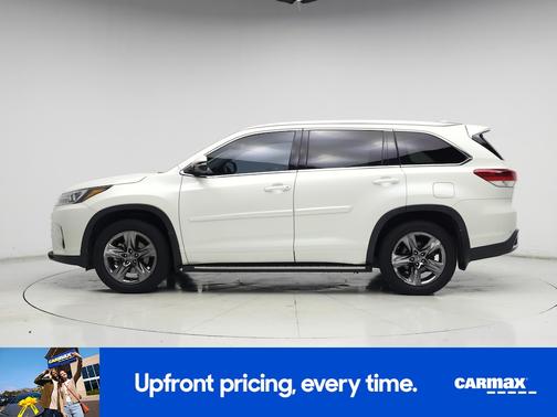 White 2019 Toyota Highlander Limited Platinum