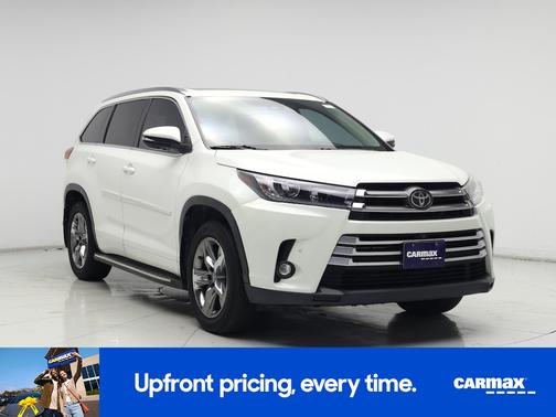 White 2019 Toyota Highlander Limited Platinum