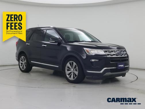 Black 2018 Ford Explorer Limited